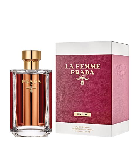 prada eau de parfum intense 100 ml femme|la femme prada perfume price.